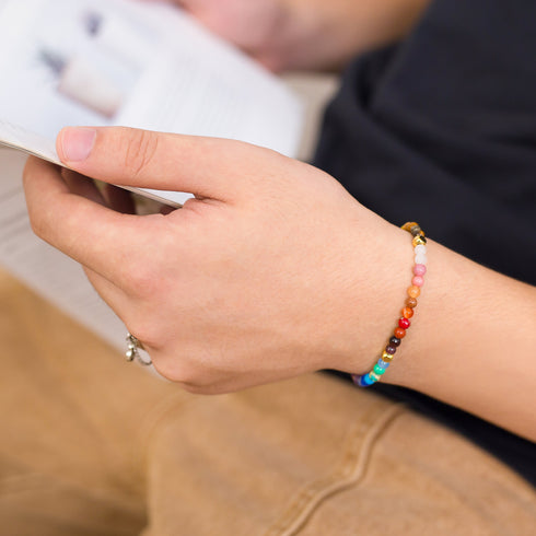 Chakra Zodiac Crystal Bracelet